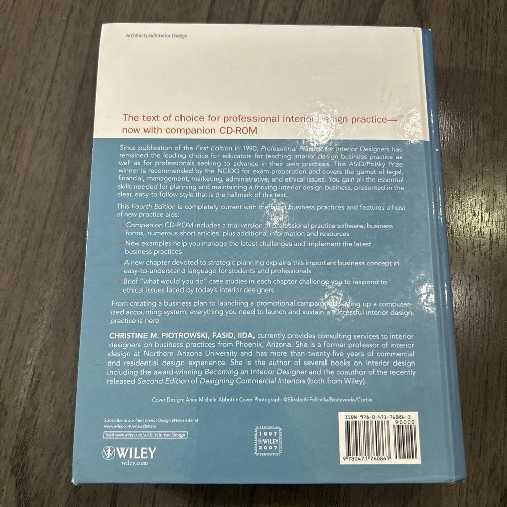 Professional Practice For Interior Designers 4th Edition Christine M Piotrowski